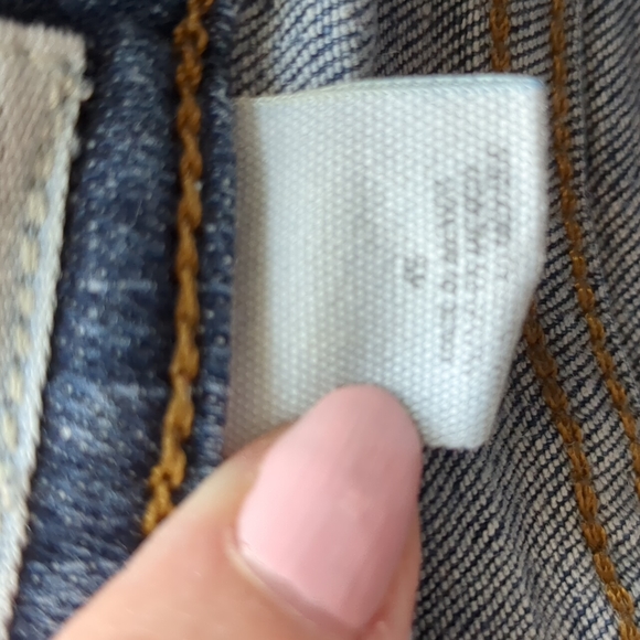 DKNY SOHO Jeans Women's Size 8 Blue Flare Distressed Faded Dark Wash - Picture 3 of 8